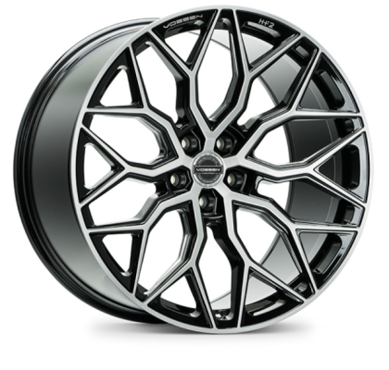 Vossen HF-2 22x11 - 5x130 - ET50 - Deep Face - 71.6 -- Brushed Gloss Black Wheel - HF2-2P44 Photo - Primary