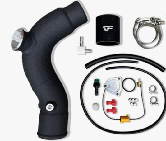 CVF Hot + Cold Aluminum Intercooler Pipe Kit w/ TiAL Flange (2020 - 2026 Ford Explorer ST / 2020 - 2026 Ford Explorer Platinum) - EPICBOV-T