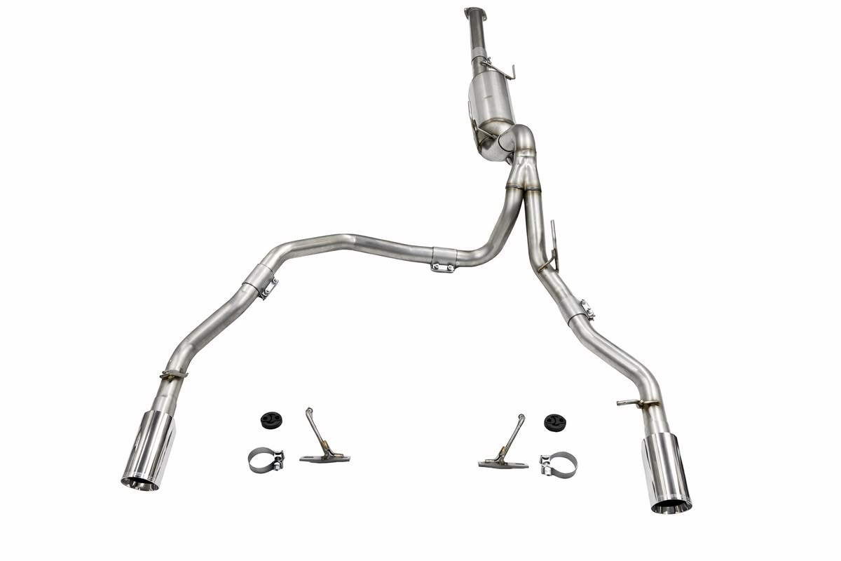 Thermal R&D Catback Exhaust - Dual Exit - Polished (2021 - 2026 F150 Super Cab 6.5ft Bed / Super Crew 5.5ft Bed) B922-C926