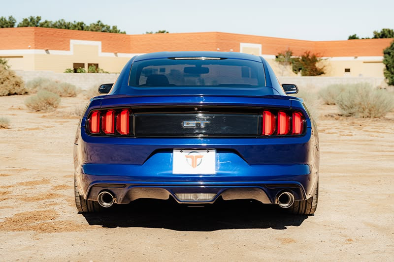 Thermal R&D 3" Catback Exhaust - Coated Tips (2015 - 2017 Mustang GT Fastback) B919-C919-C
