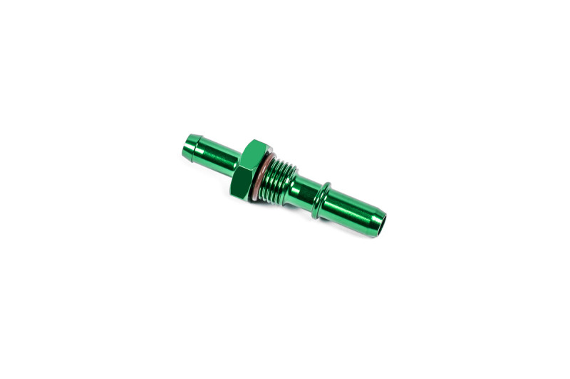 Radium Engineering 6AN Orb Bulkhead 3/8in SAE Male TO 5/16in Barb - 14-0595 Photo - Primary
