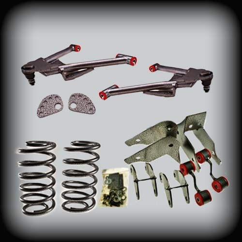 DJM Suspension Complete Lowering Kit w/ Shocks - 2" Front & 4" Rear (2015 - 2018 Tahoe / Suburban - Cast Aluminum Steering Knuckles) DJM2015-2/4