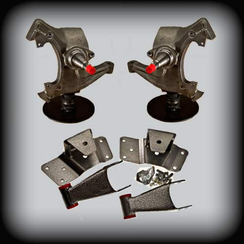 DJM Suspension Complete Lowering Kit w/ Shocks - 3" Front & 4" Rear (1992 - 1999 C2500 / C3500) DJM2057-3/4