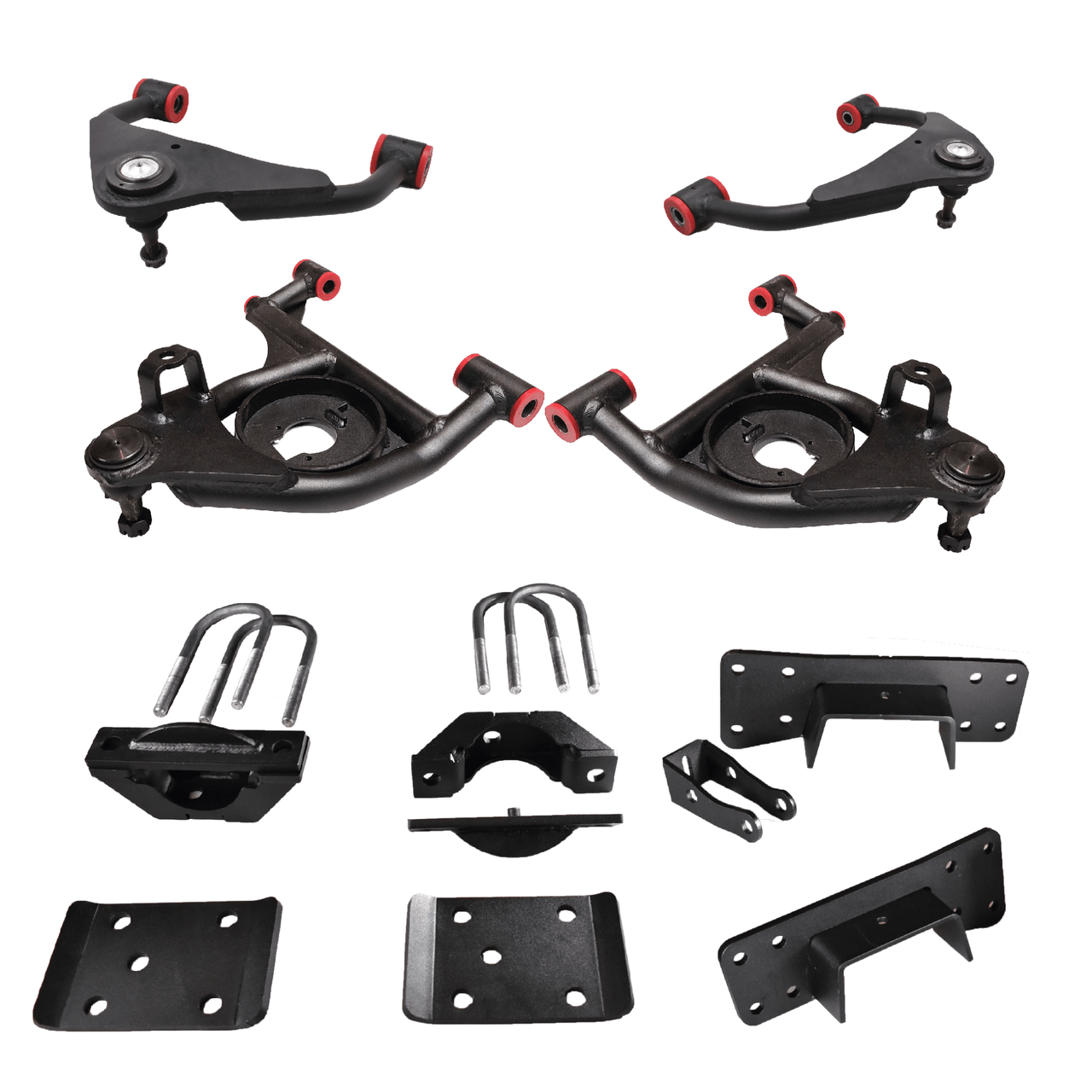 DJM Suspension Complete Lowering Plus Kit w/ Shocks & Upper Control Arms - 4" Front & 6" Rear (1999 - 2006 Silverado) DJM2599-4/6+