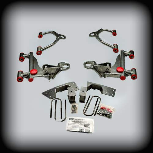DJM Suspension Complete Lowering Kit w/ Shocks - 3" Front & 4" Rear (2005 - 2014 Tacoma) DJM2806-3/4