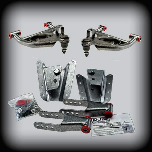 DJM Suspension Lowering Kit w/ Control Arms - 2" Front & 4" Rear (2002 - 2006 Silverado / Sierra - Long Bed Only) DJMEH2598-2/4C