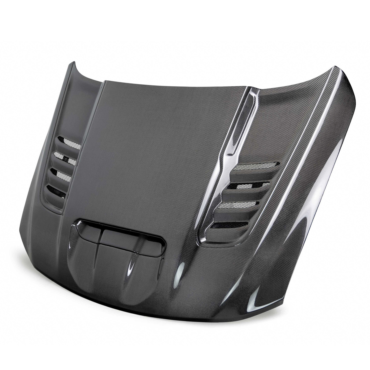 ハイドロ　ADEX　BENDEX　スクエア　クロームポリッシュ　 インパラ RAM TRX RHO Carbon Fiber Hood AC-HD21DGTRX-OE