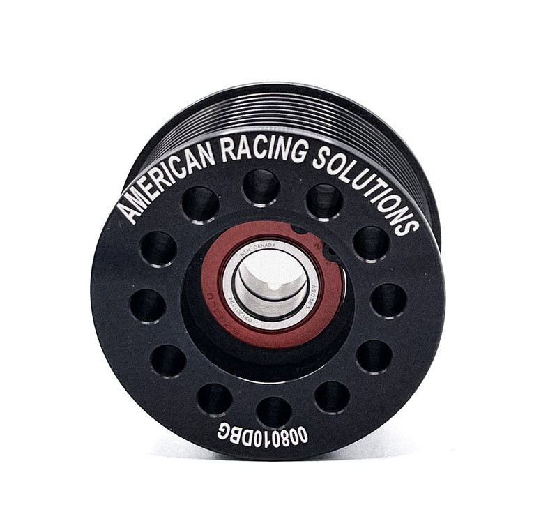 ARS 80mm x 10 Rib Grooved Pulley - Double Bearing 008010DBG