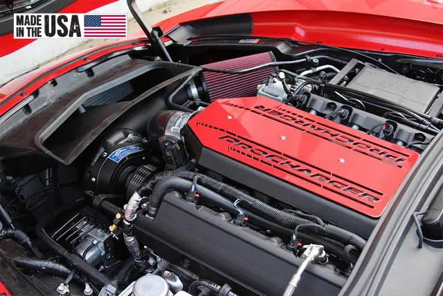ProCharger F-1A-94 F-1C F-1R race supercharger kit Corvette C7 Stingray LT1 competition setup