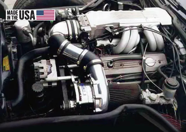 ProCharger D-1 supercharger kit Corvette C4 L98 intercooled satin finish