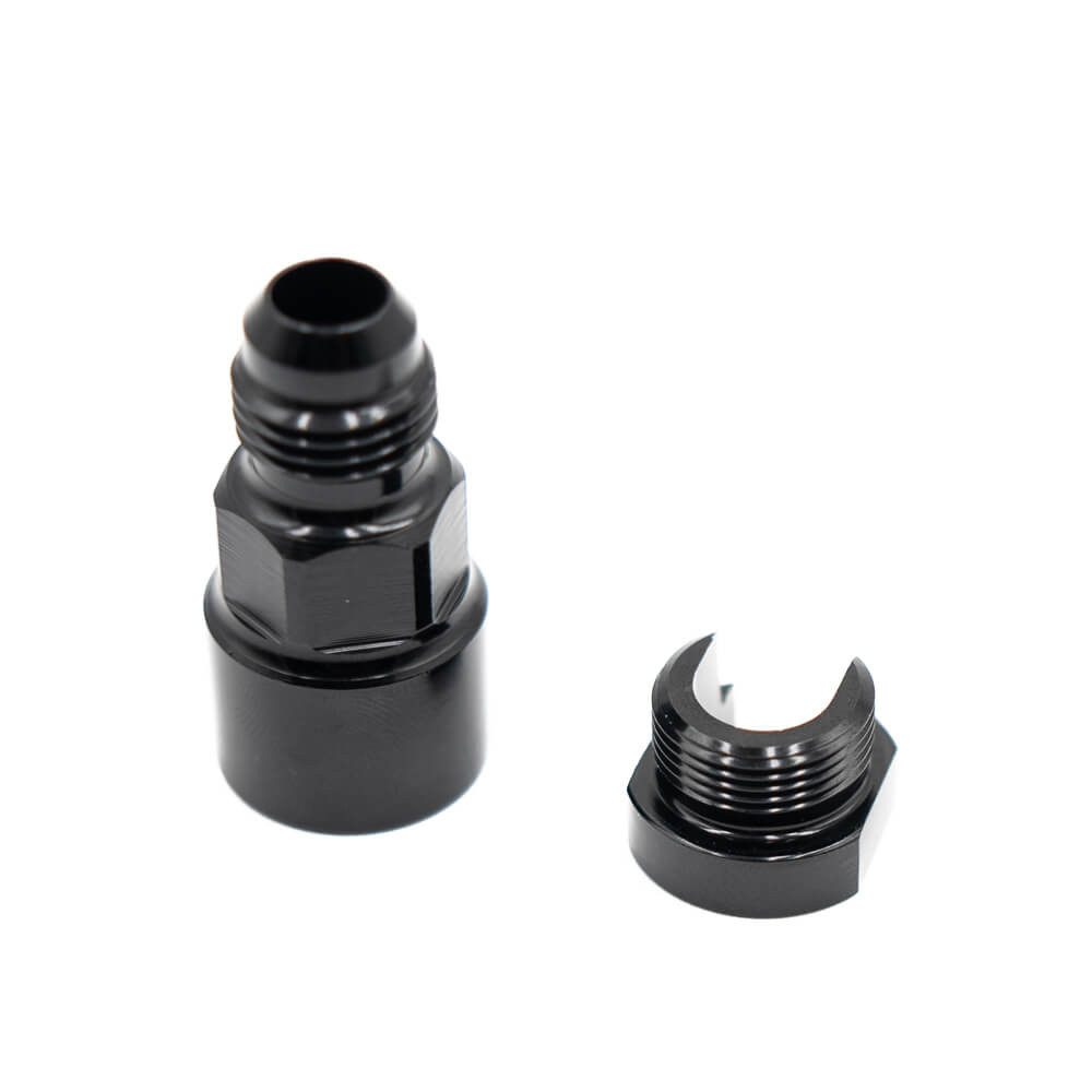 FuelTech flex fuel AN6 adapter fitting 3/8 inch GM quick disconnect E85 compatible