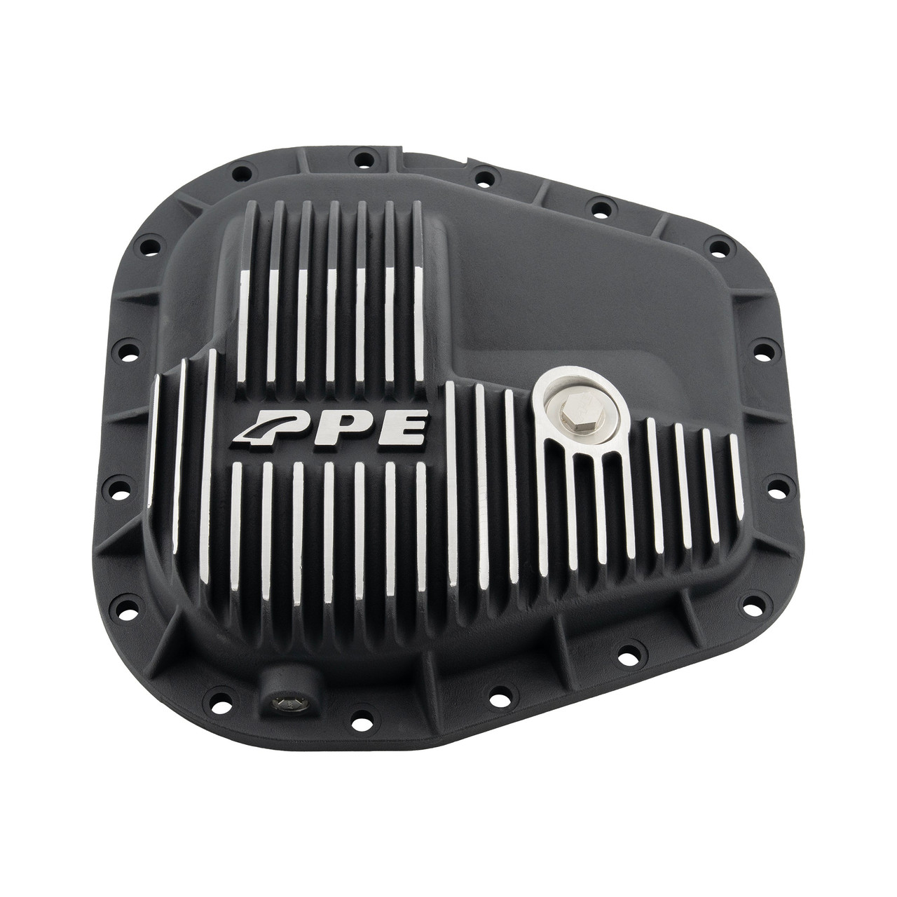PPE Power 16-Bolt, Sterling 11.6" HD Cast Brushed Aluminum Rear Differential Cover (2023 - 2025 Ford Super Duty) 338052210