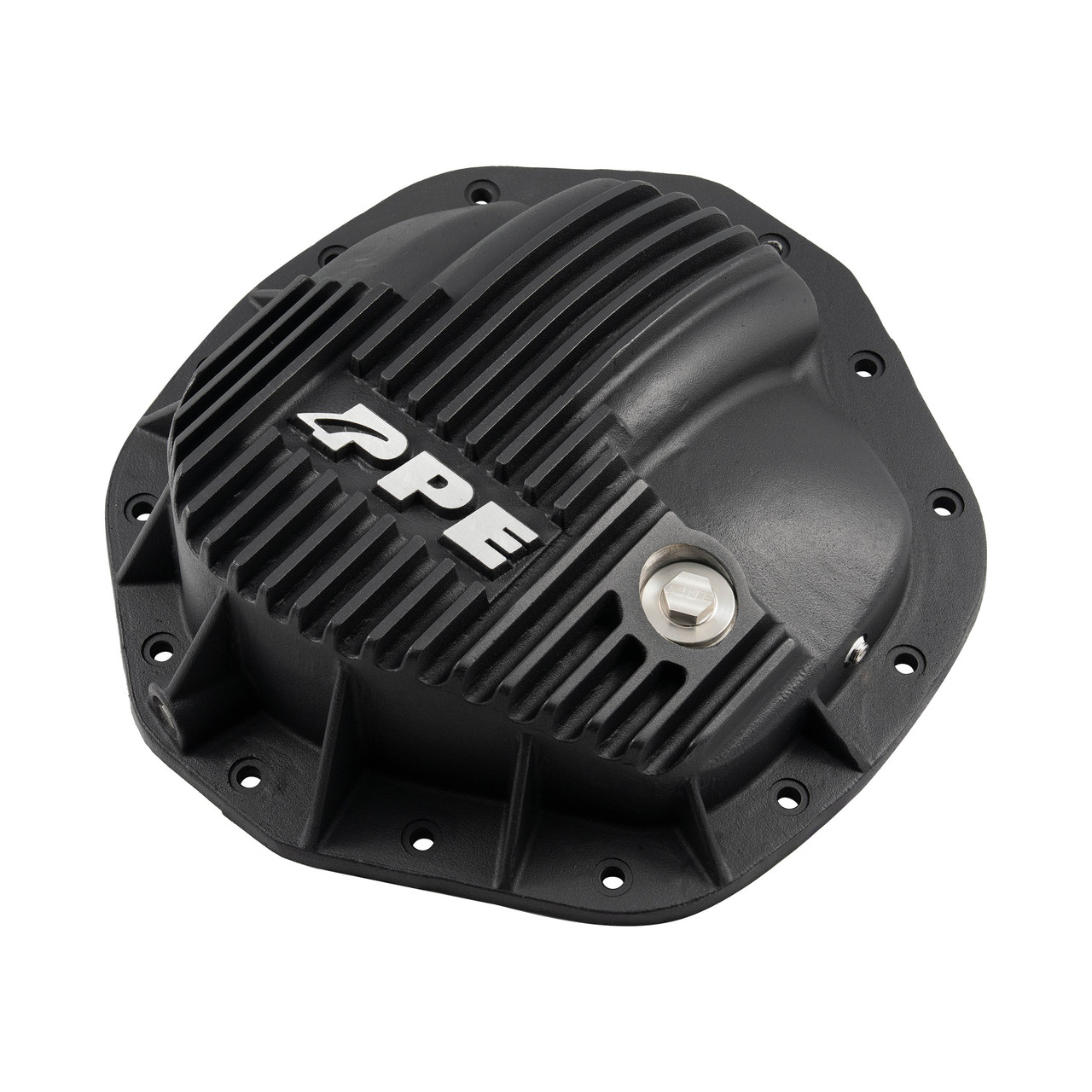 PPE Power 14-Bolt, 11.5"-12" HD Cast Black Aluminum Rear Differential Cover (2020 - 2025 GM HD) 138053020