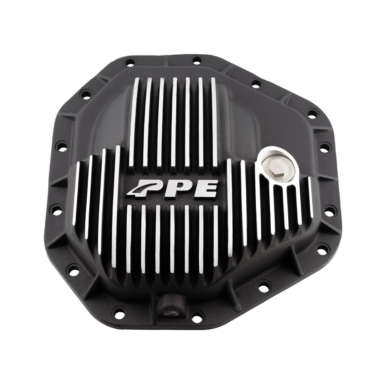 PPE Power Dana M275 14-Bolt HD Black Cast Aluminum Rear Differential Cover (2017 - 2026 Ford Super Duty) 338052020