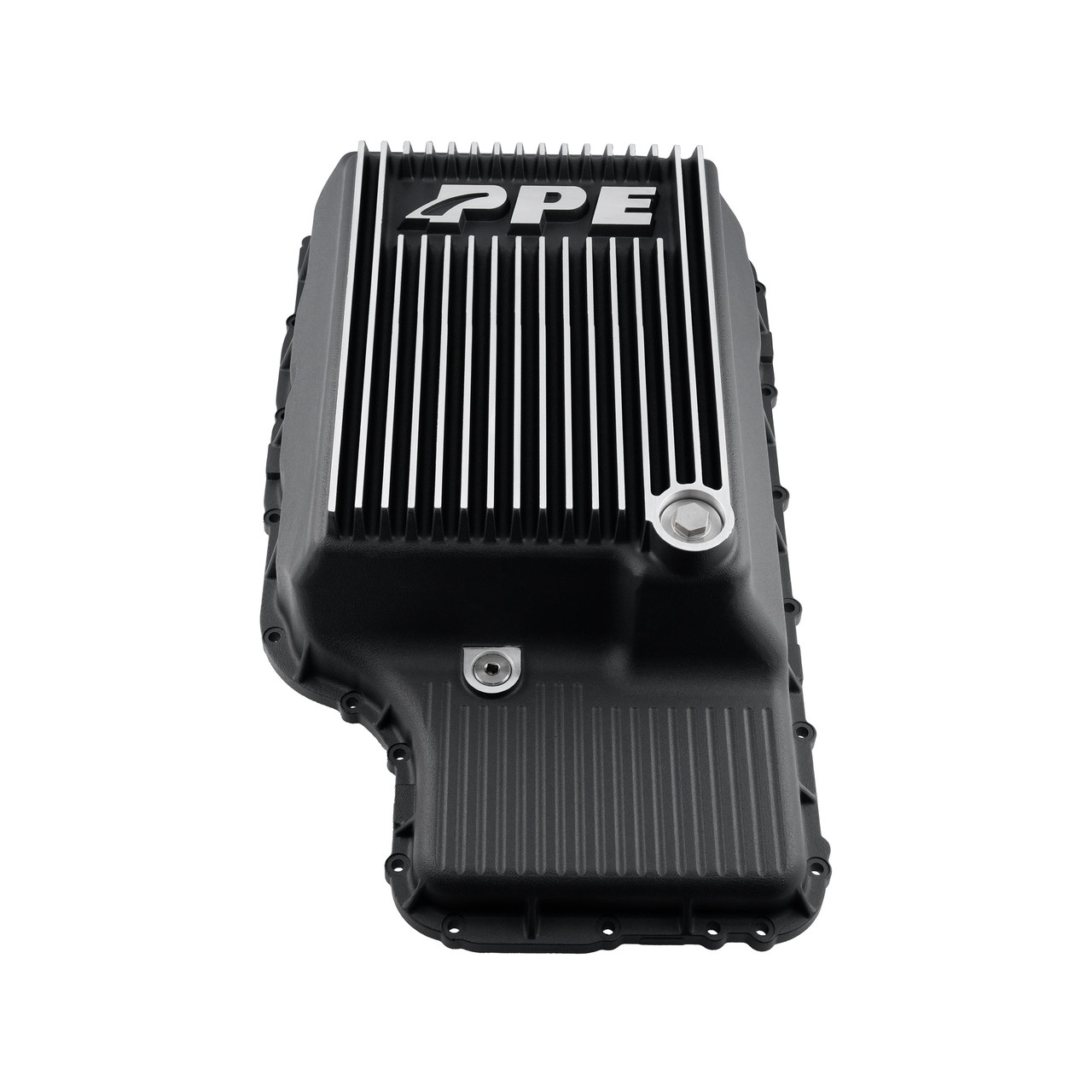 PPE Power 10R140 HD Cast Aluminum Transmission Pan Brushed Finish (2020 - 2026 Super Duty 6.2L / 2020 - 2026 Super Duty 7.3L) 328053410