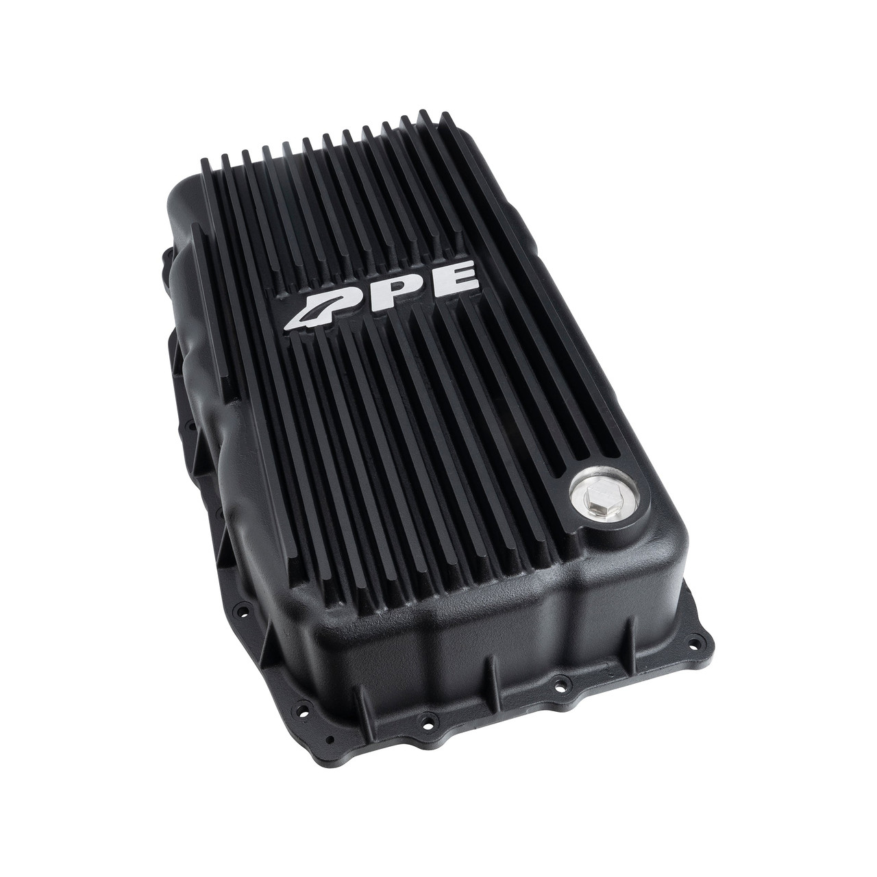 PPE Power 10L80 HD Cast Aluminum Transmission Pan Black Finish (2020 - 2025 GM Duramax 3.0L) 128051120