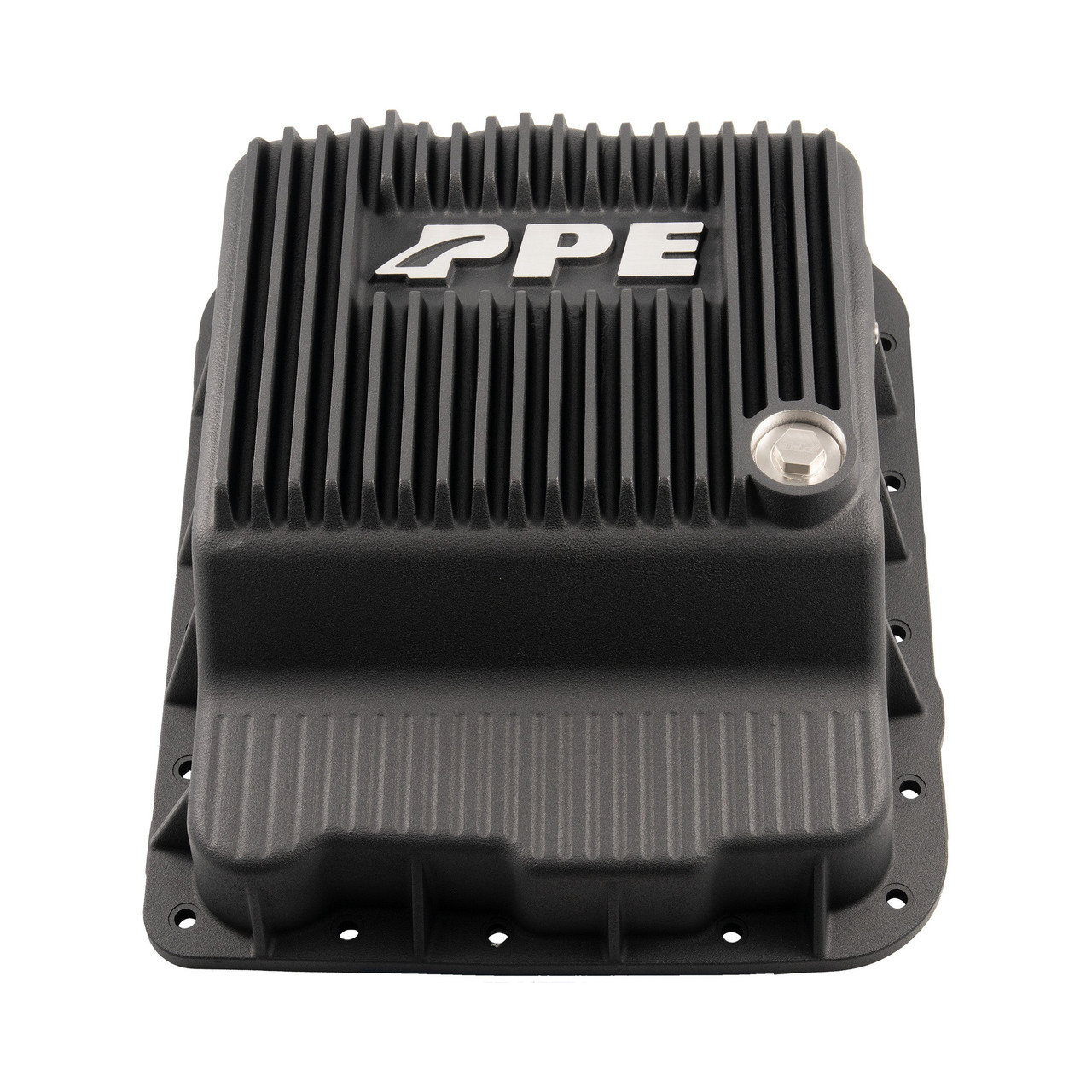 PPE Power 700R4 / 4L60 / 4L60E / 4L65 / 4L70E / 4L75E HD Cast Aluminum Transmission Pan Black Finish (1985 - 2014 GM) 128051520