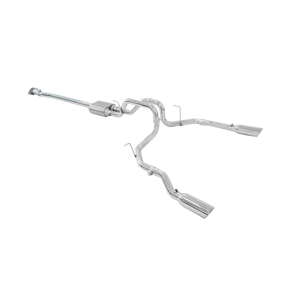 PPE Power Cat-back Exhaust System Dual Exit - Polished Tips w/ Polished Tubes (2009 - 2014 F-150 4.6L / 2009 - 2014 F-150 5.0L / 2009 - 2014 F-150 5.4L) 317033030