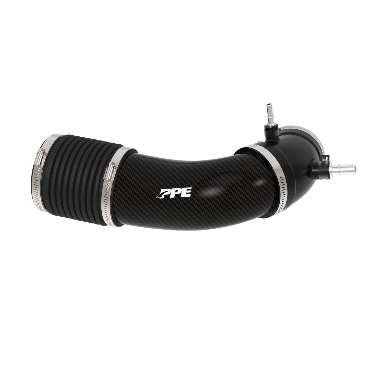 PPE Power Zilla Carbon Fiber Intake Tube Carbon Weave Finish (2020 - 2022 Super Duty 7.3L) 315020360