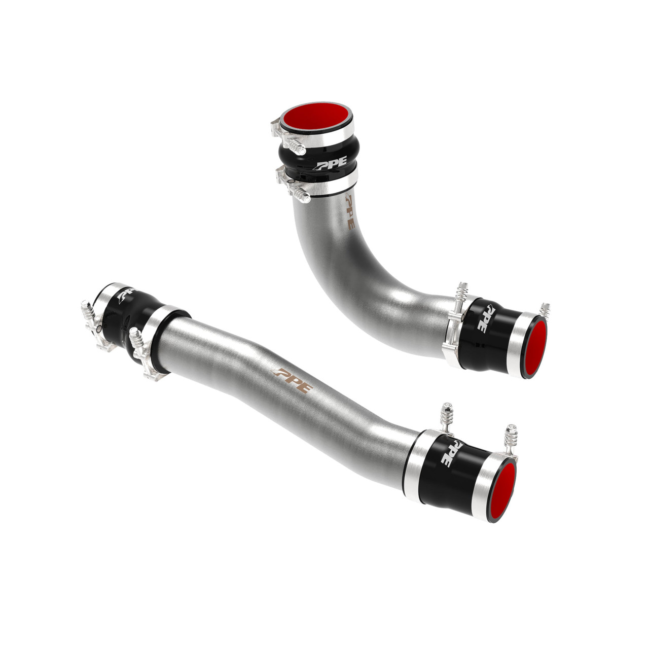PPE Power Cold Side Intercooler Charge Pipe Kit - Raw Stainless Steel (2010 - 2012 Ram Cummins 6.7L) 215021600