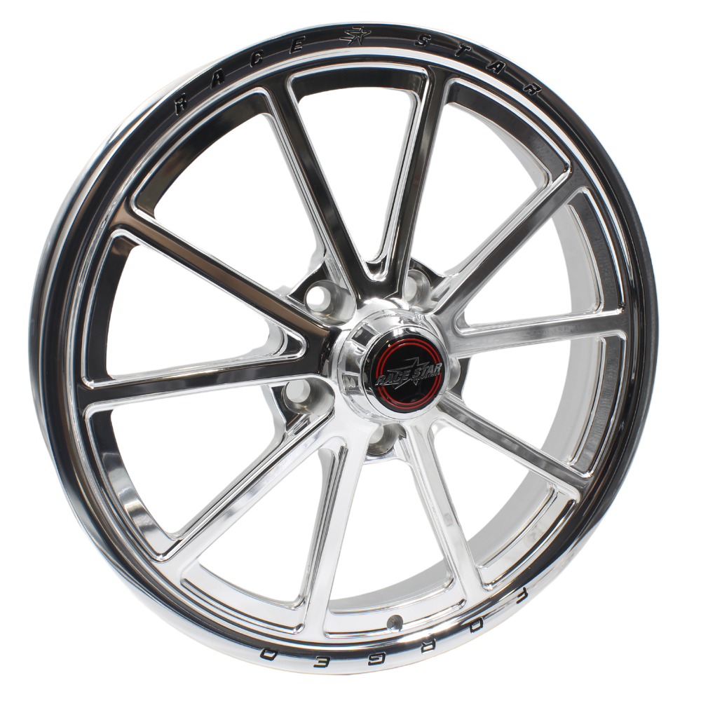Race Star 65 Pro Forged Stryker 17x3.50 Wheel - 2.25 BS - Polished (Ford - Lug Mount) 65-73545202P