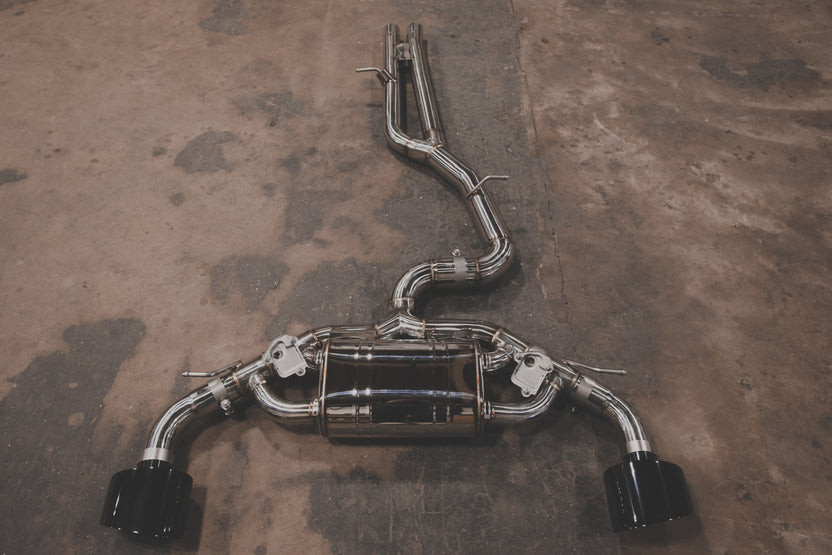 Valvetronic Valved Sport Exhaust System - Stainless Steel (2017 - 2020 Audi TTRS Mk3 / 8S) AUD.MK3.VSES.BR
