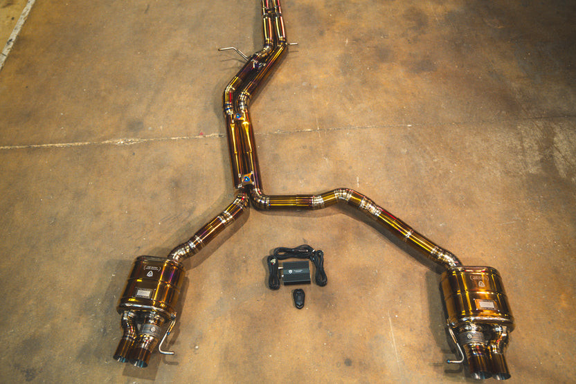 Valvetronic Valved Sport Exhaust System - Titanium (2014 - 2018 Audi RS6 /RS7 C7) AUD.C7.VSES.TI