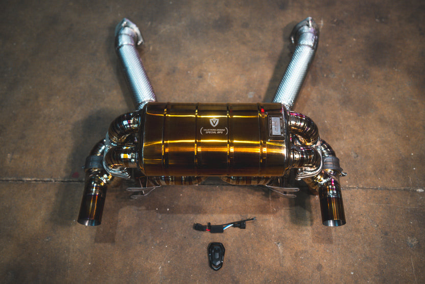 Valvetronic Valved Sport Exhaust System - Stainless Steel (2007 - 2009 Ferrari F430 Scuderia / 2009 - 2010 Ferrari F430 Scuderia 16M) FER.SCUD.VSES.TI