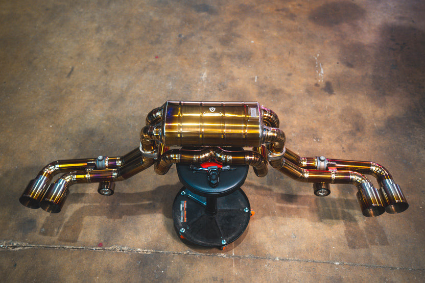 Valvetronic Valved Sport Exhaust System - Titanium (2004 - 2008 Ferrari F430) FER.F430.VSES.TI