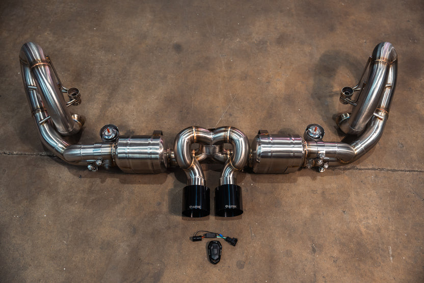 Valvetronic Valved Sport Exhaust System - Stainless Steel (2014 - 2019 Porsche 991 GT3 / 2016 - 2019 Porsche 991 GT3 RS) POR.991.GT3.VSES.BR