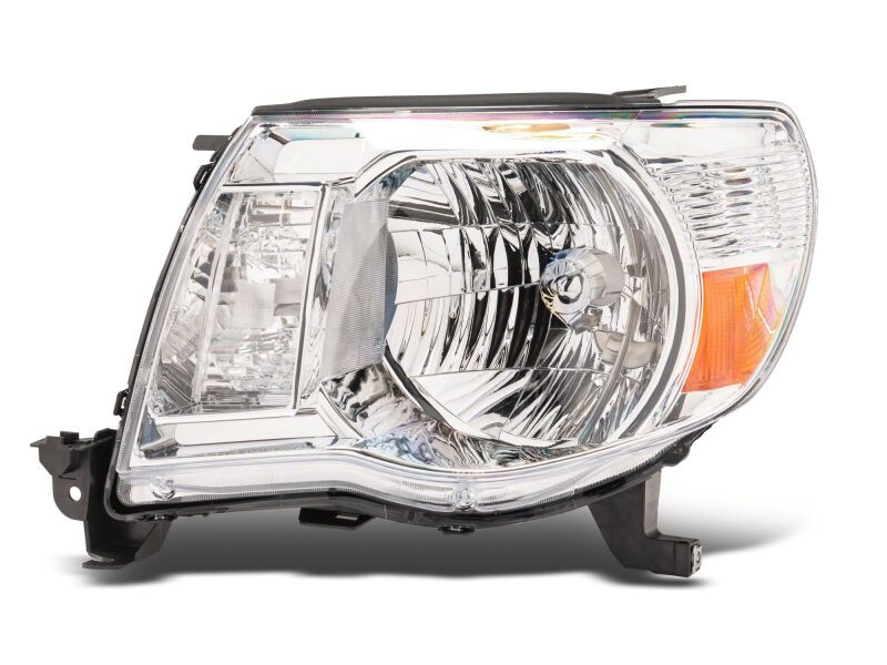 Raxiom 05-11 Toyota Tacoma Axial Series OE Replacement Headlights- Chrome Housing- Clear Lens - TT26259 Photo - Primary