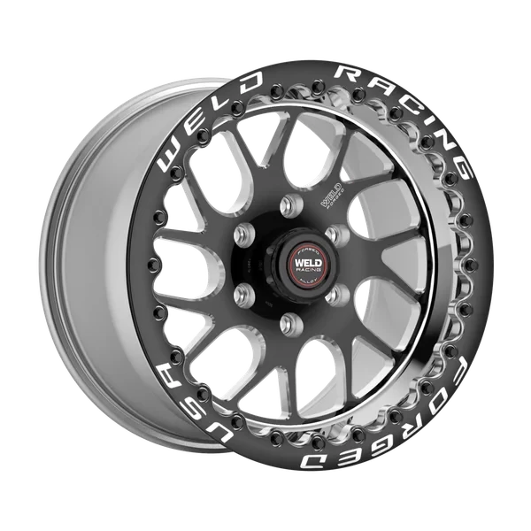 Weld S78 RT-S 17x11 Wheel - Single Beadlock - 5x115 BP 5.8 BS -5 ET - Black Center 78MB7110W58