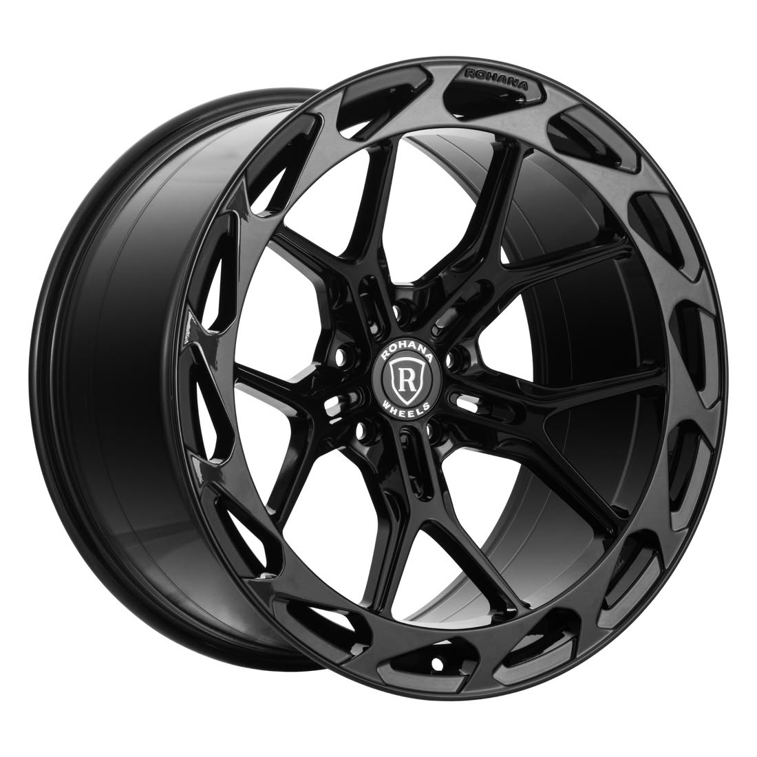 Rohana 20x9 RFX19 Wheel - 5x114 BP 22 ET - Gloss Black RFX192095114GB22