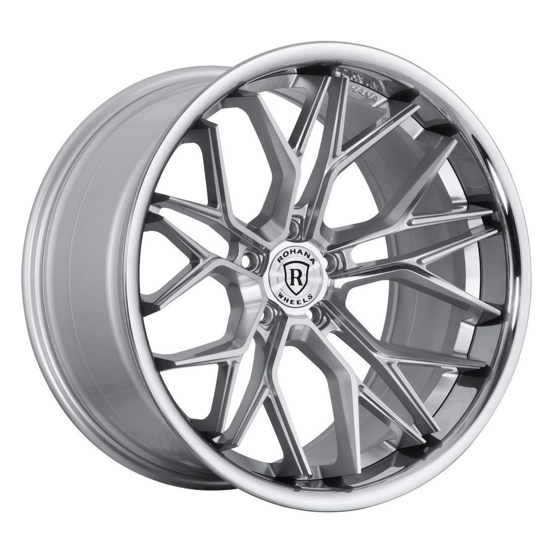 Rohana 20x11 RFC3 Wheel - 5x112 BP 32 ET - Machine Silver RFC320115112MS32