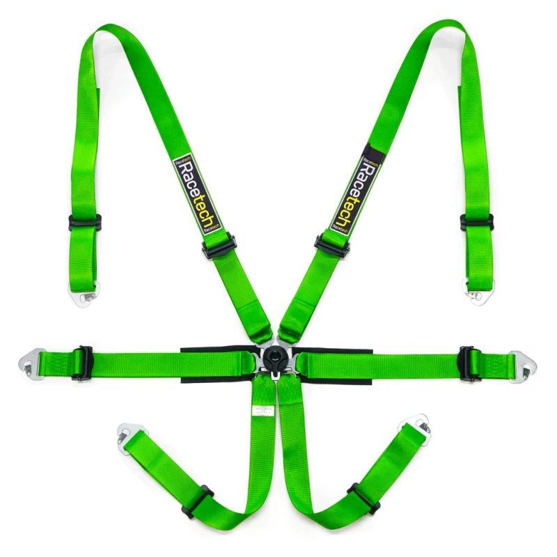 Racetech Pro International 6-Point Harness - Aluminum Adjusters RTPRINTLW