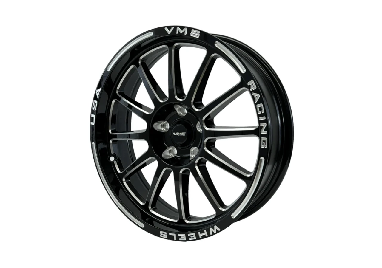 VMS Front Black Hawk Wheel 18x5 (2005 - 2014 Mustang GT w/ PP Brembo Brakes & GT500) VWBH023
