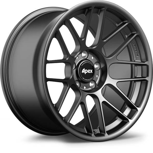 Apex ARC-8RT 19x11 ET44 Satin Black forged BMW wheel with 5x120 bolt pattern