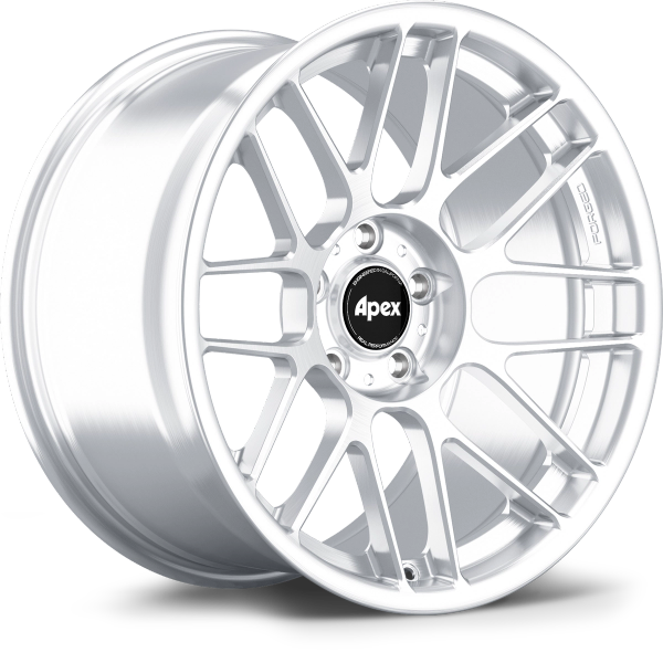 Apex ARC-8RT 19x9.5 ET22 Brushed Clear forged BMW wheel with 5x120 bolt pattern