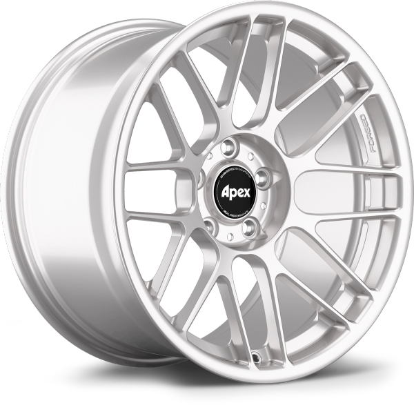 Apex ARC-8RT 19x9 ET30 Race Silver forged BMW wheel with 5x120 bolt pattern