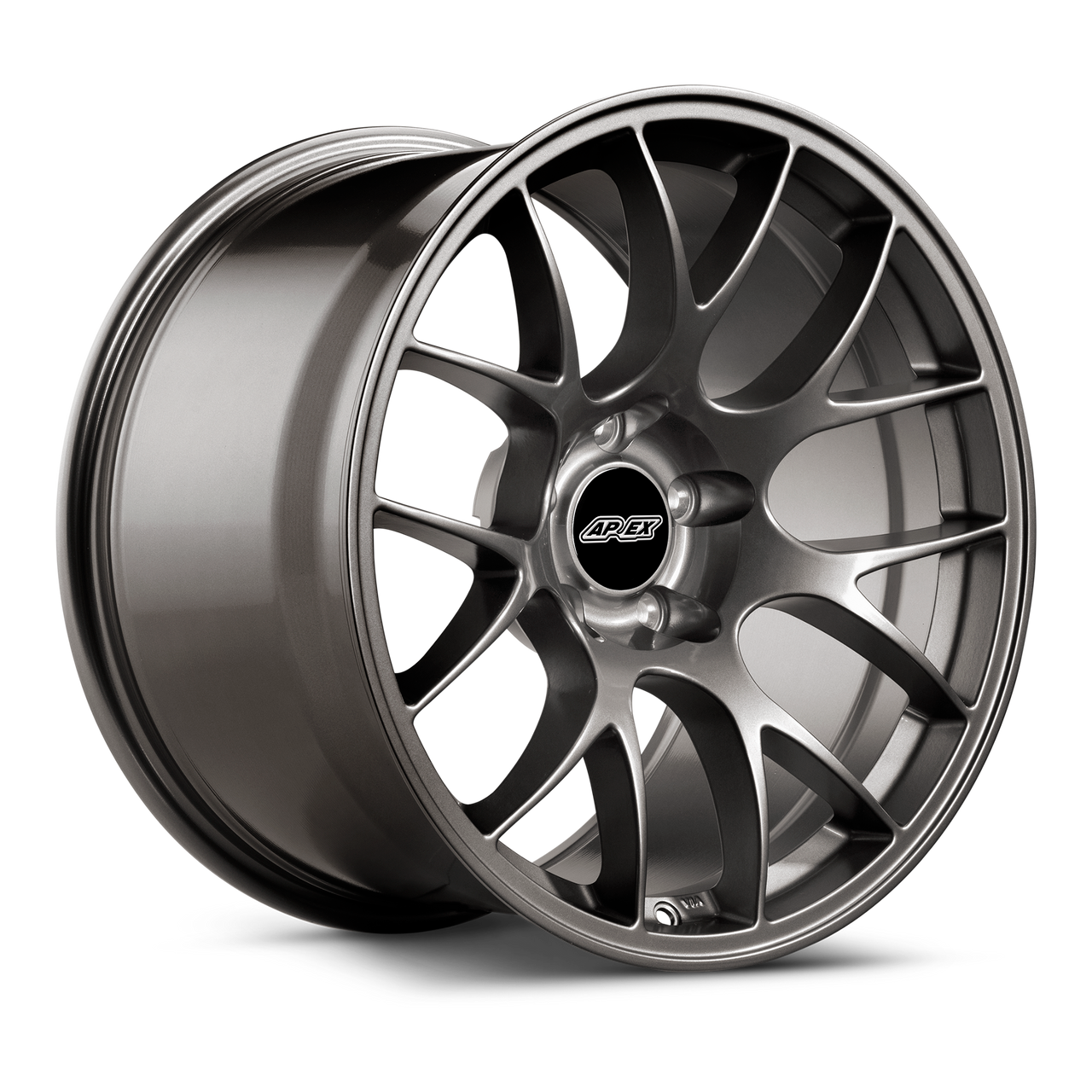 Apex EC-7 18x10 ET25 Anthracite flow-formed BMW wheel with 5x120 bolt pattern