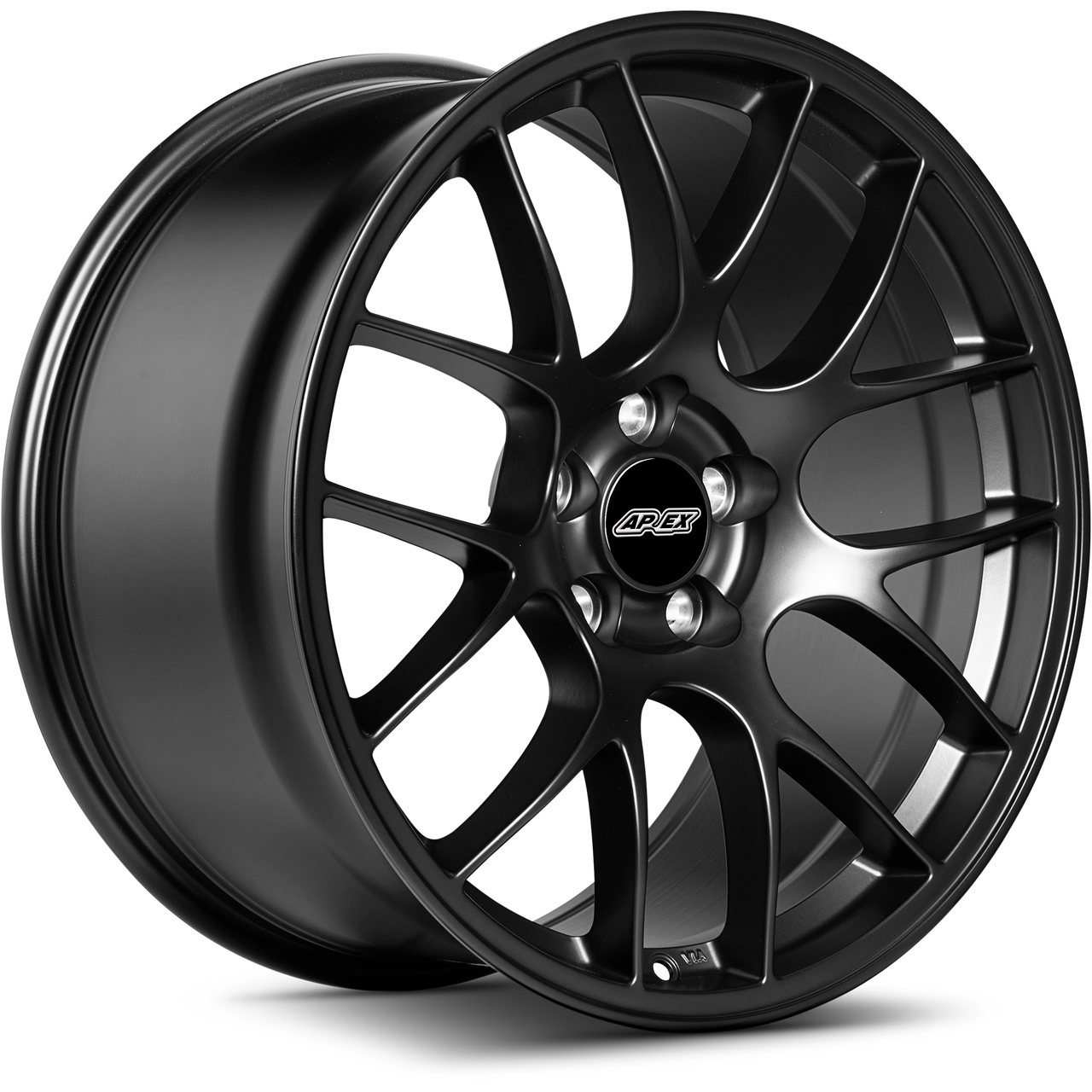 Apex EC-7 19x11 ET52 Satin Black flow formed wheel for Ford Mustang EC71911ET52-51143-705-SMBK