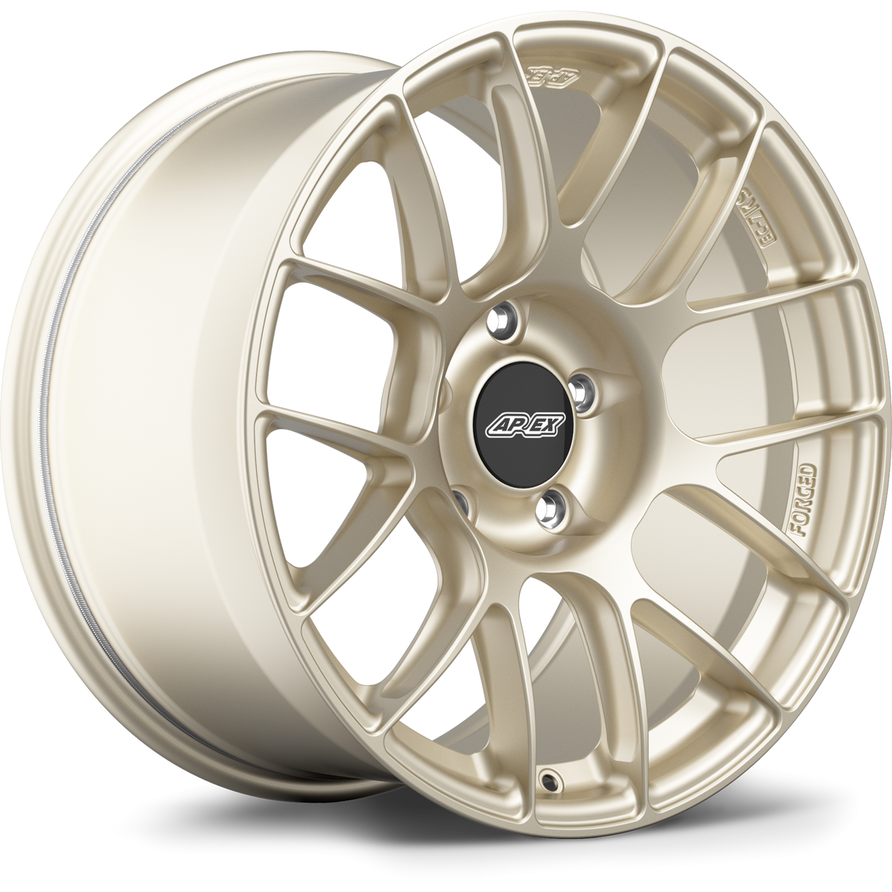 Apex EC-7RS 18x10 forged wheel Motorsport Gold finish Porsche 5x130 ET36 EC7RS1810ET36-5130-716-MGD
