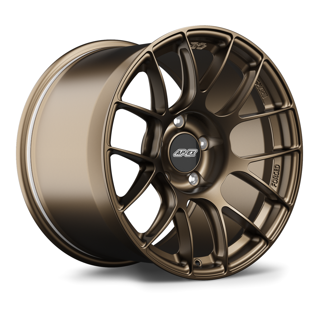 Apex EC-7RS 18x11 forged wheel Satin Bronze finish Toyota 5x112 ET40 EC7RS1811ET40-5112-666-SBZ