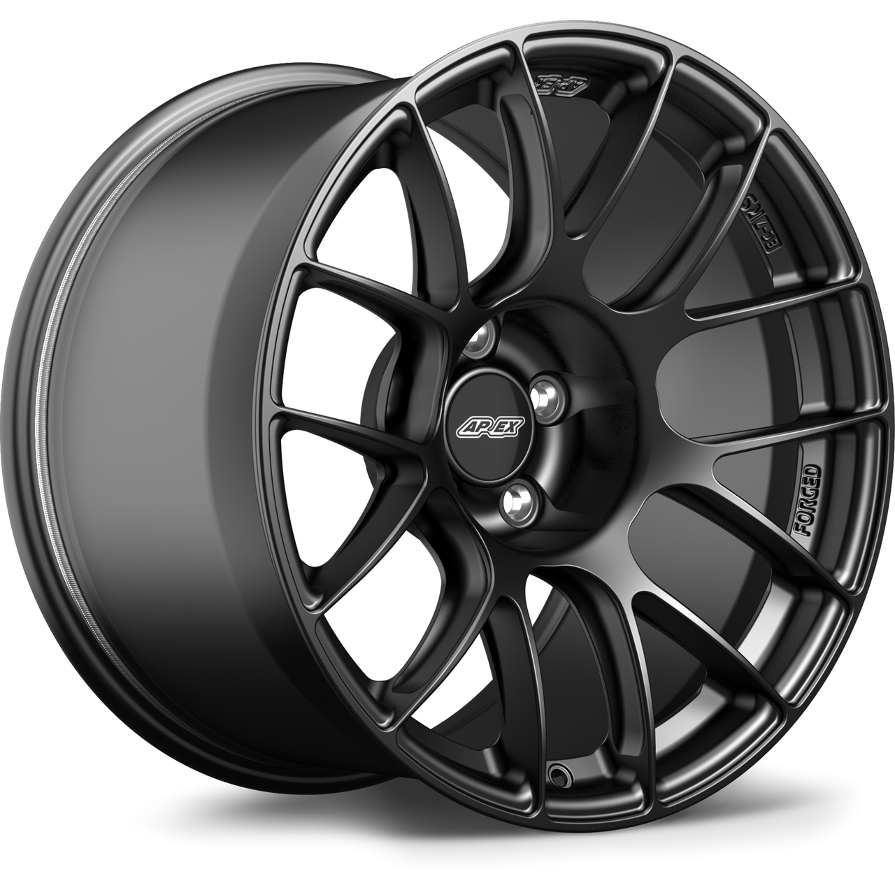Apex EC-7RS 18x11 forged wheel Satin Black finish Chevrolet 5x120 ET7 EC7RS1811ET7-5120-671-SMBK
