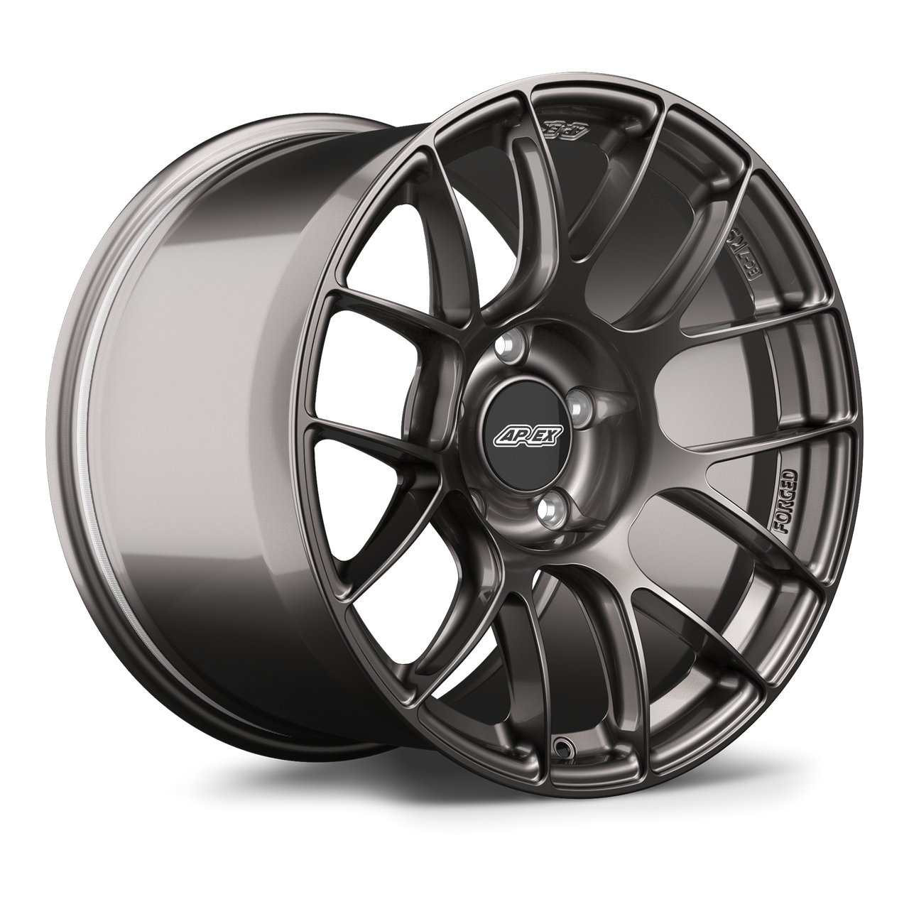 Apex EC-7RS 18x12 forged wheel Anthracite finish Porsche 5x130 ET46 EC7RS1812ET46-5130-716-AN