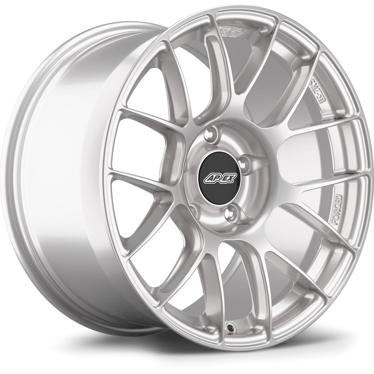 Apex EC-7RS 18x12 forged wheel Race Silver finish Porsche 5x130 ET63 EC7RS1812ET63-5130-716-RS