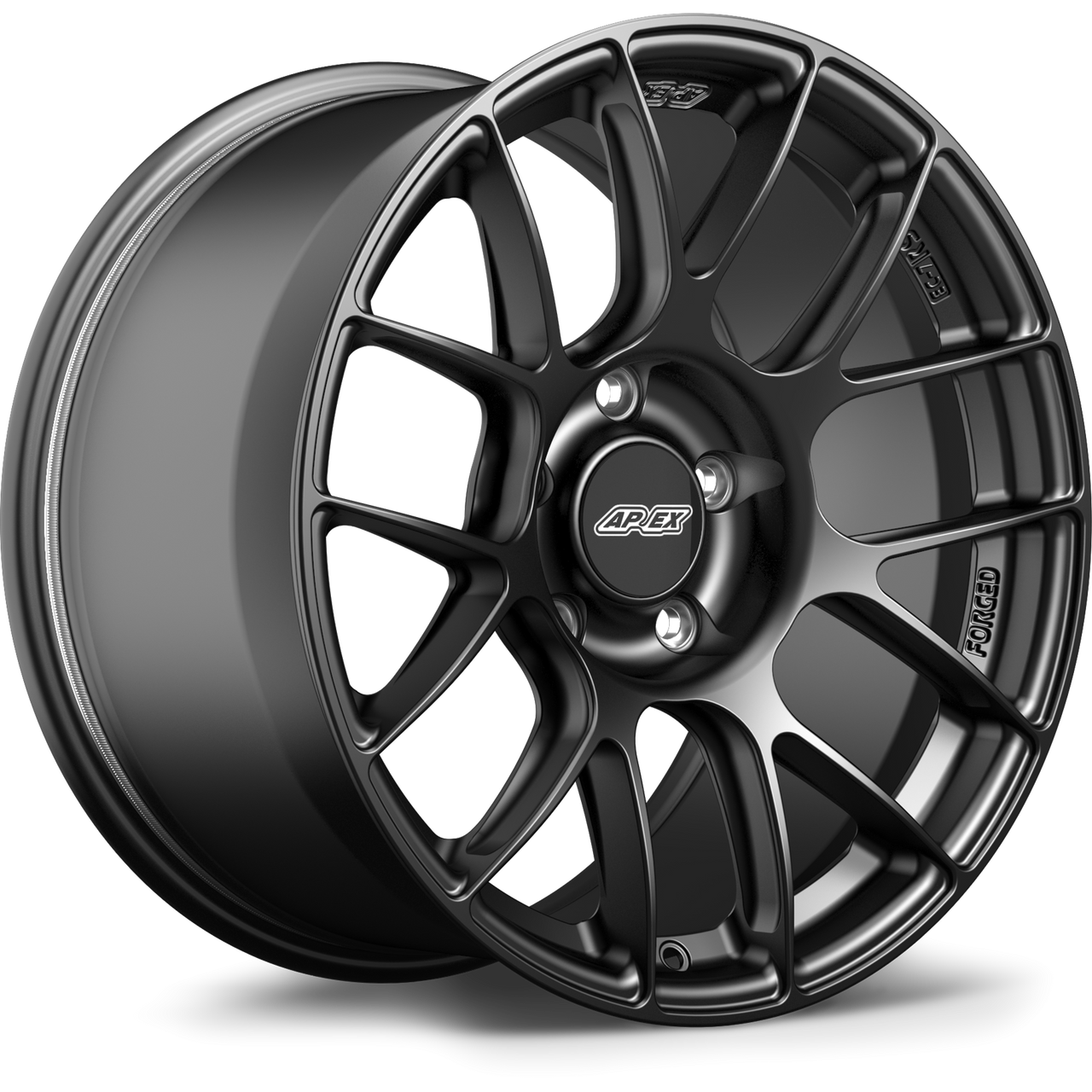 Apex EC-7RS 18x9 forged wheel Satin Black finish BMW 5x120 ET30 EC7RS189ET30-5120-7256-NSBK