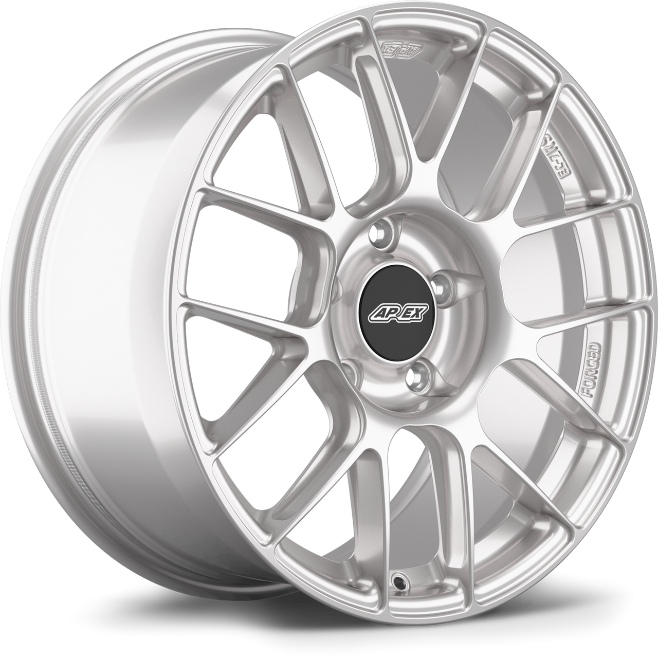 Apex EC-7RS 18x9 forged wheel Race Silver finish Porsche 5x130 ET46 EC7RS189ET46-5130-716-RS