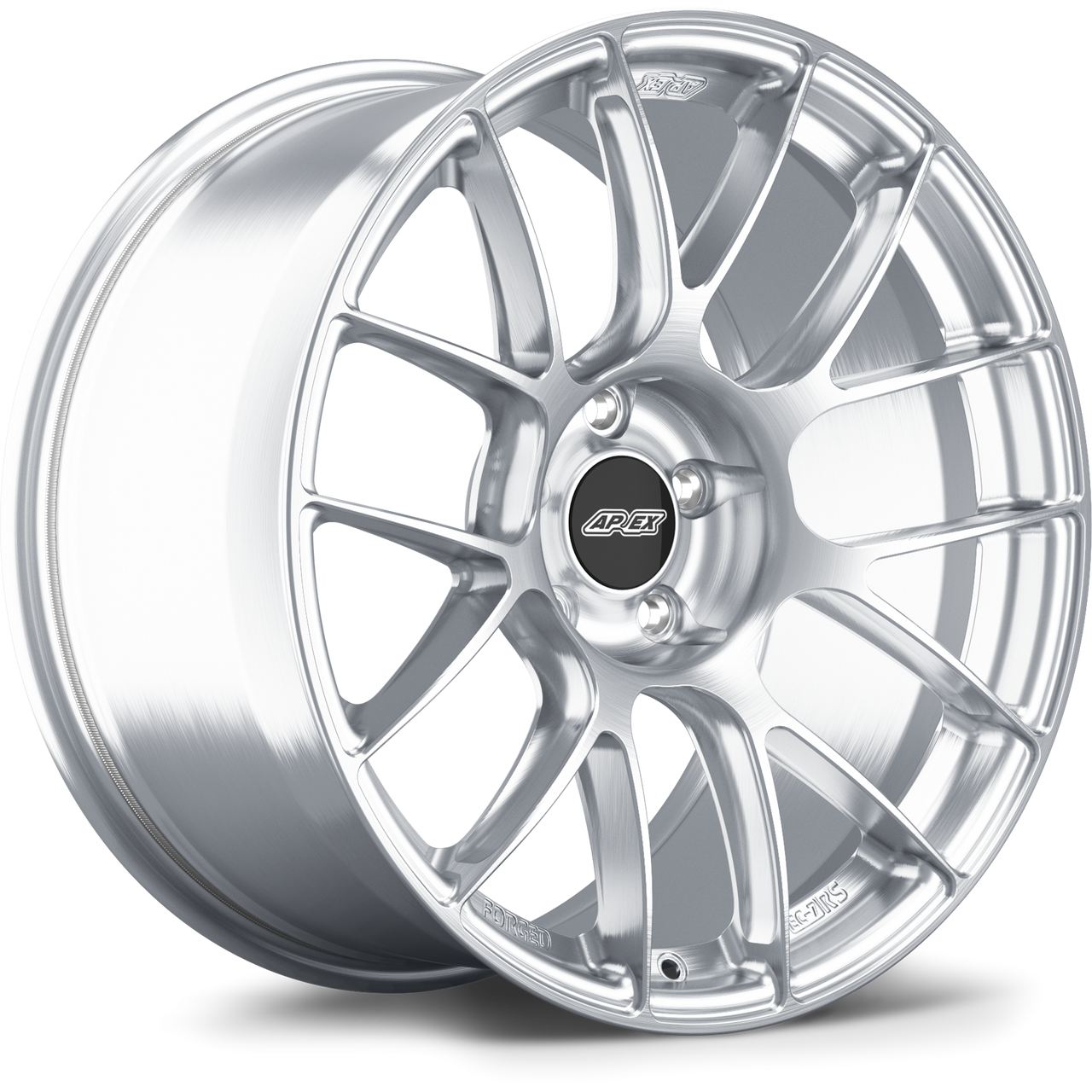 Apex EC-7RS 19x10.5 forged wheel Brushed Clear finish Chevrolet application