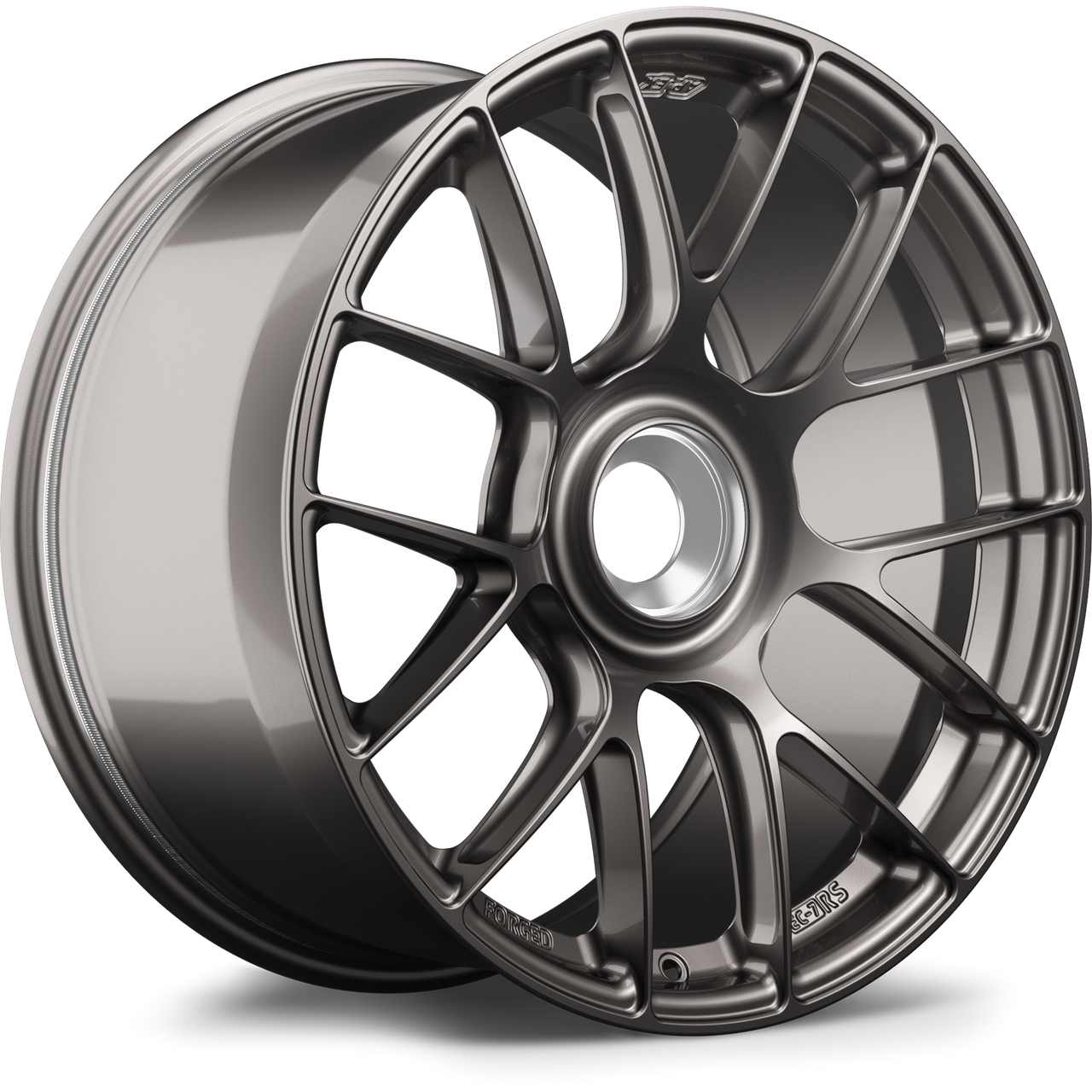 Apex EC-7RS 19x11 ET48 forged wheel in Anthracite finish for Porsche Center Lock applications with 101mm center bore